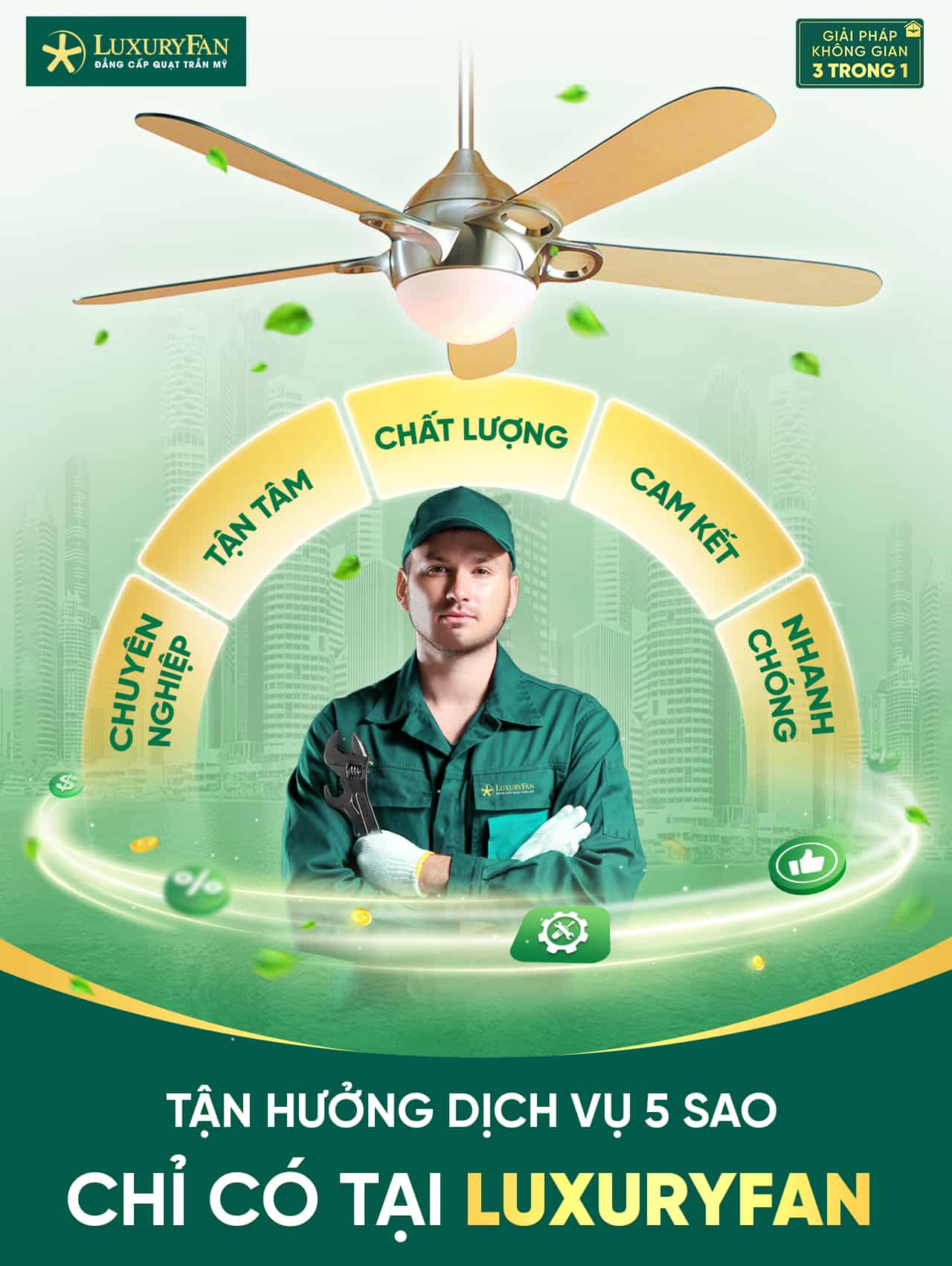 Trải nghiệm 5* với dịch vụ khách hàng LuxuryFan