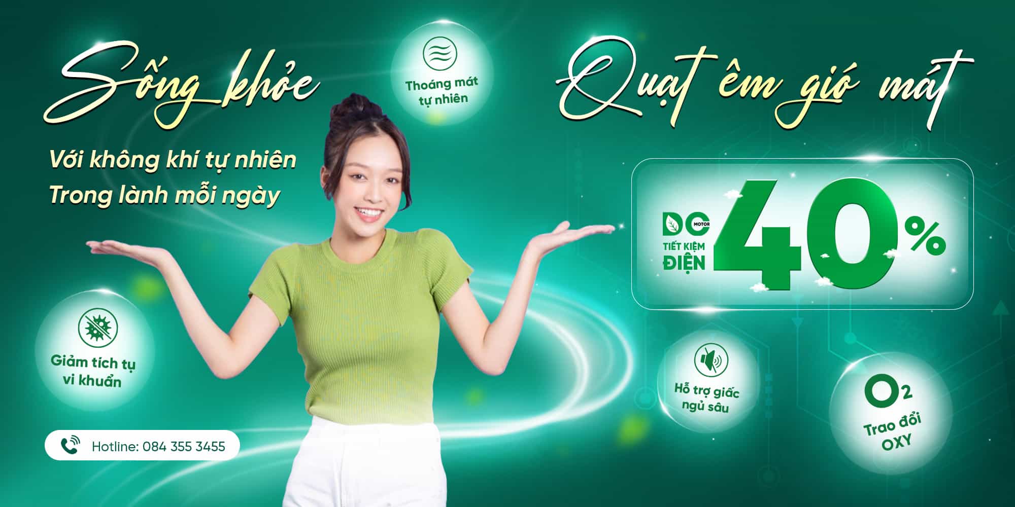 Sống khỏe với không khí tự nhiên, trong lành mỗi ngày