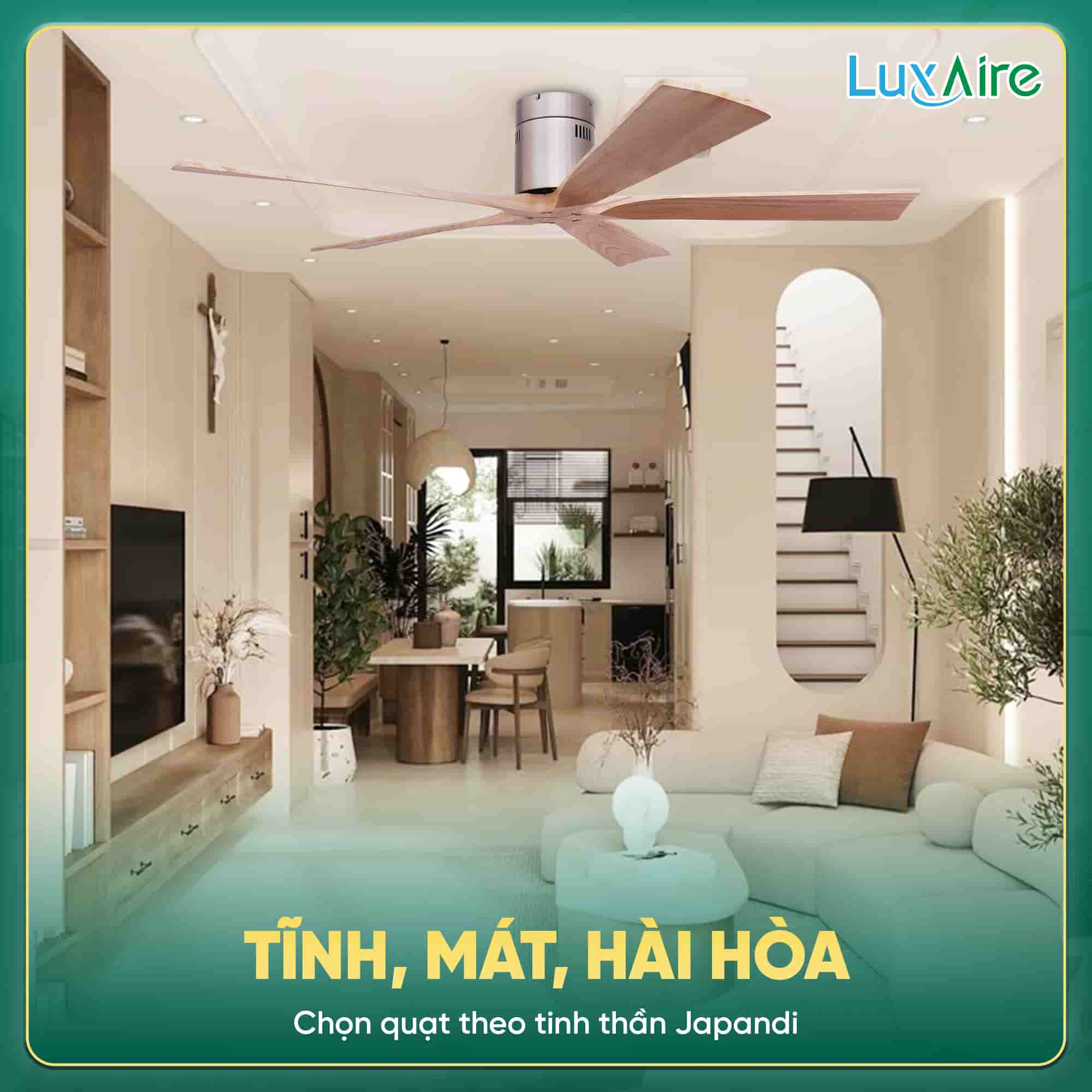 Quạt trần LuxAire Ritter Hugger V