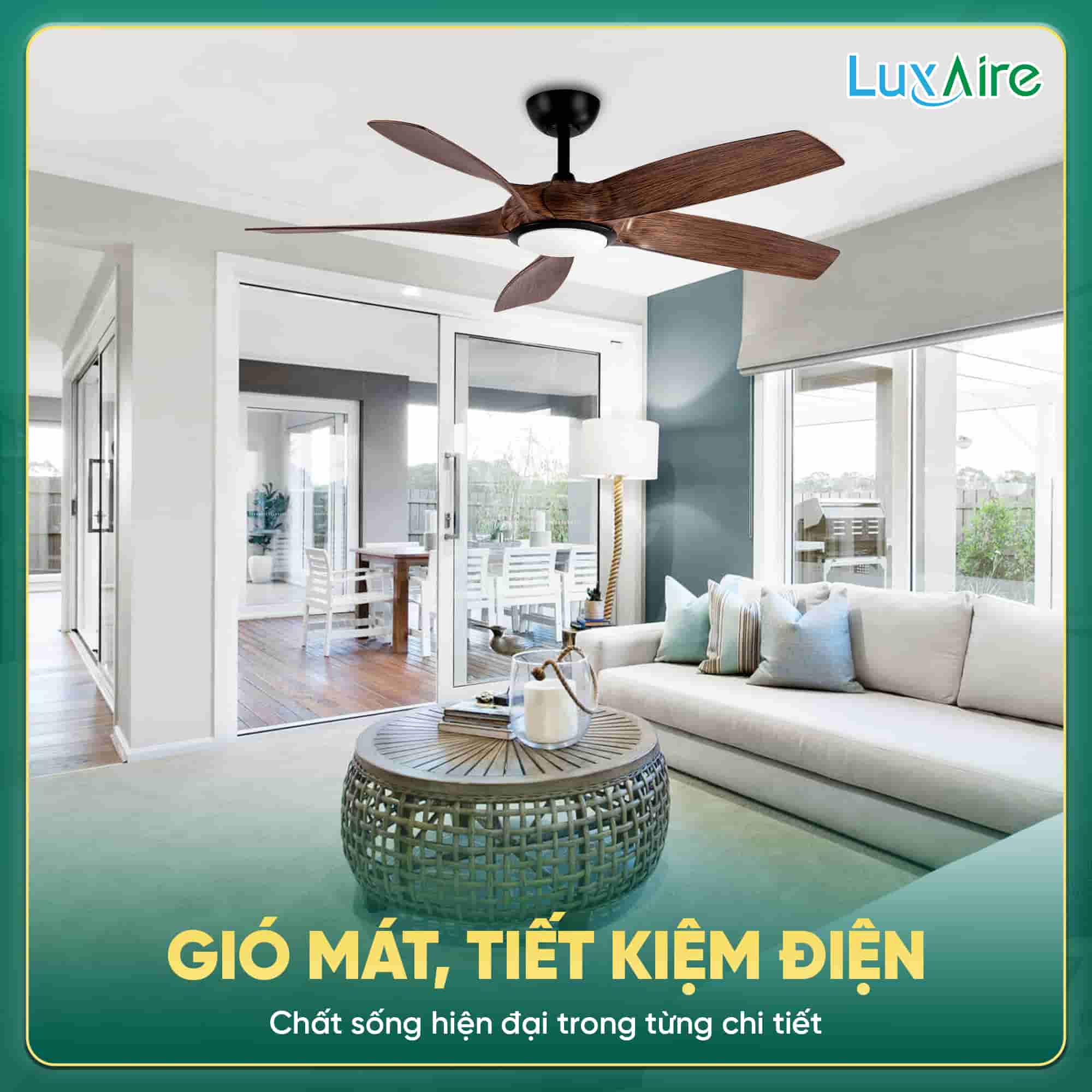 Quạt trần LuxAire Melody II