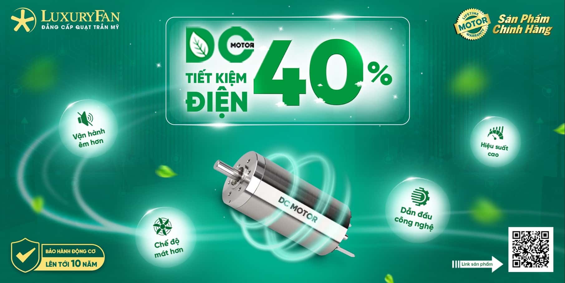 Chọn quạt trần DC motor tại LuxuryFan