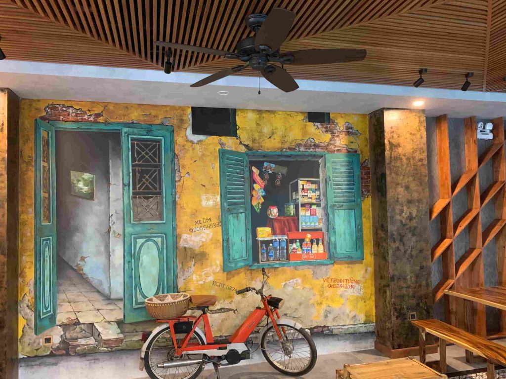 Chọn quạt trần quán cafe có kiểu dáng hài hòa với phong cách quán 