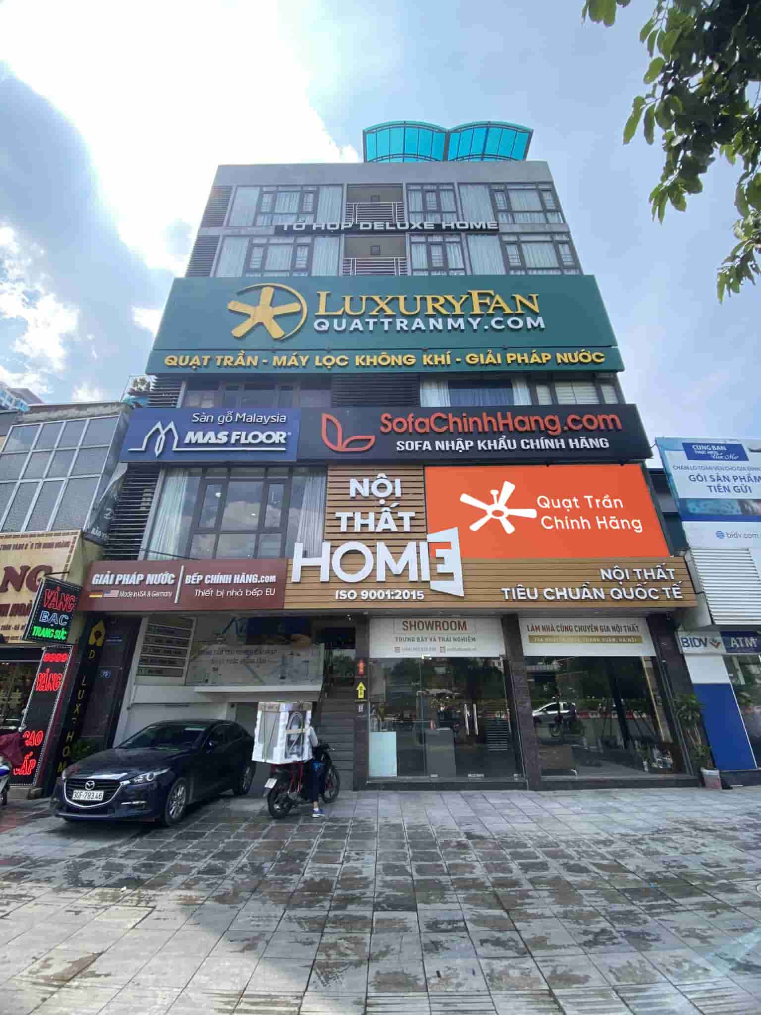 Đại lý quạt trần LuxuryFan - Quạt trần chính hãng
