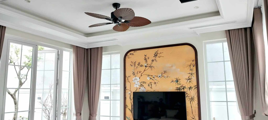 Quạt trần Đà Nẵng phong cách nhiệt đới