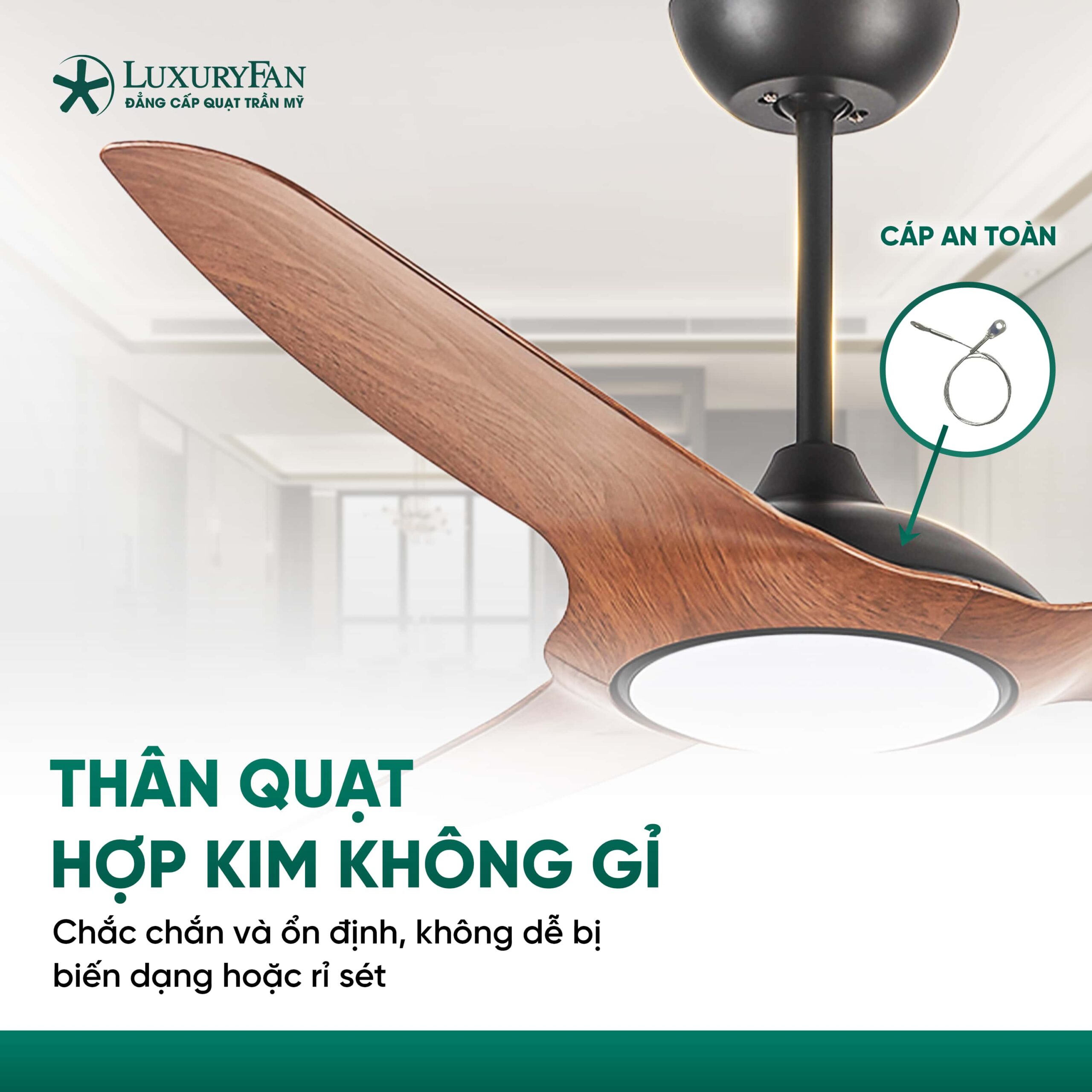 Thân quạt hợp kim không gỉ