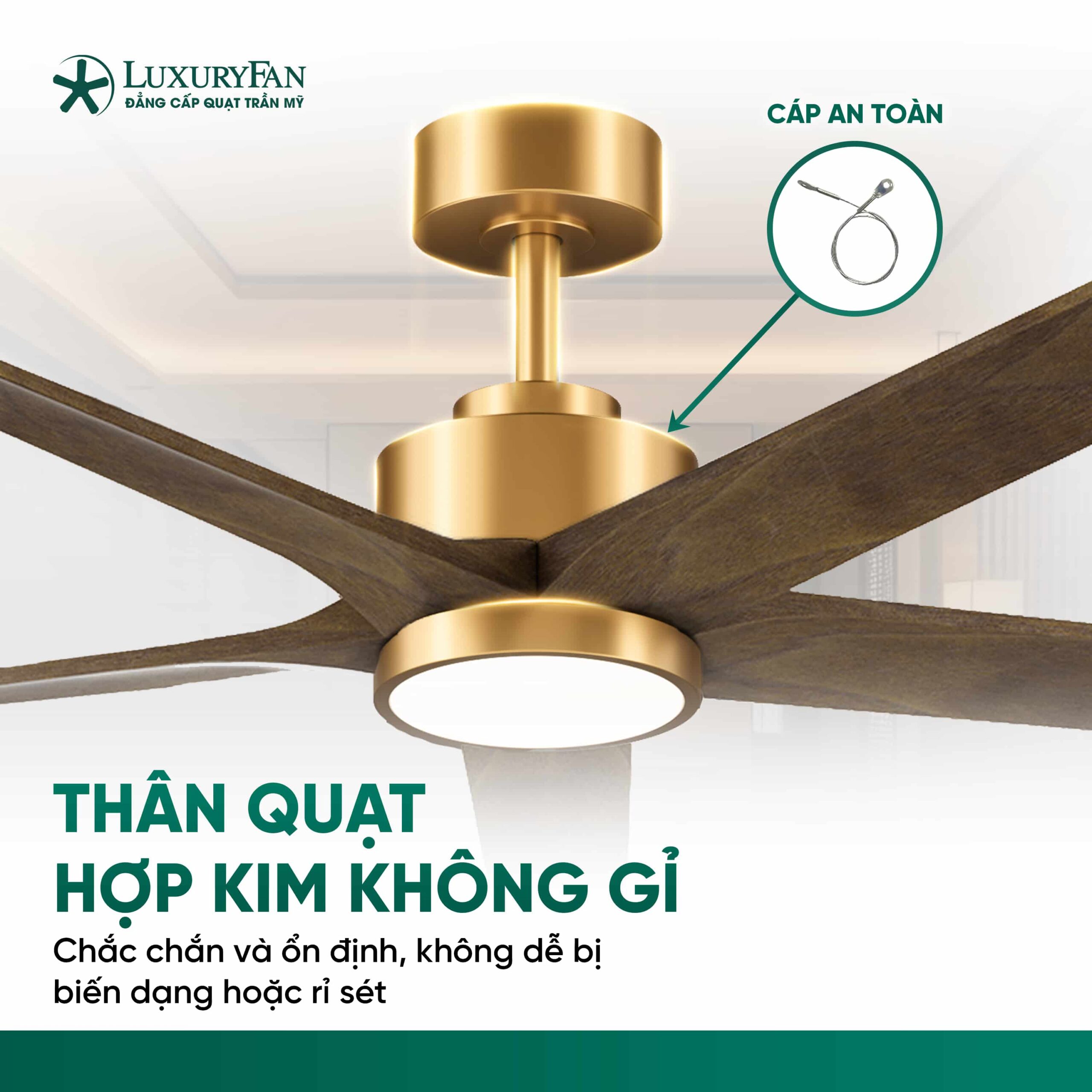 Thân quạt hợp kim không gỉ