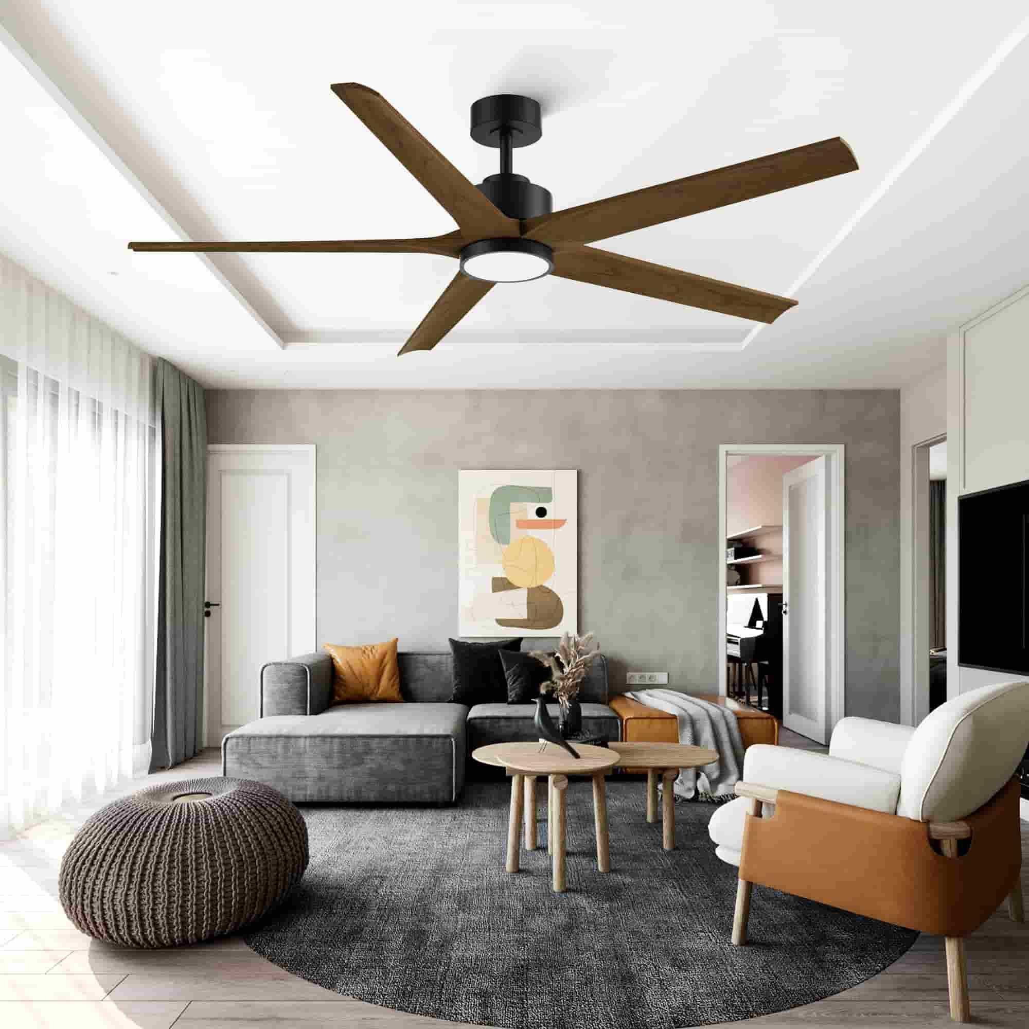 Quạt trần đảo chiều Fanxi Wood