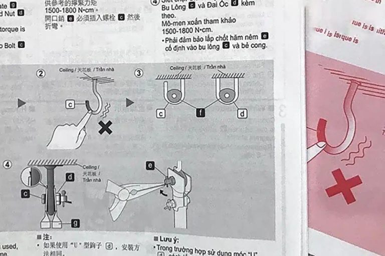 Lắp móc treo quạt trần cho căn hộ chung cư
