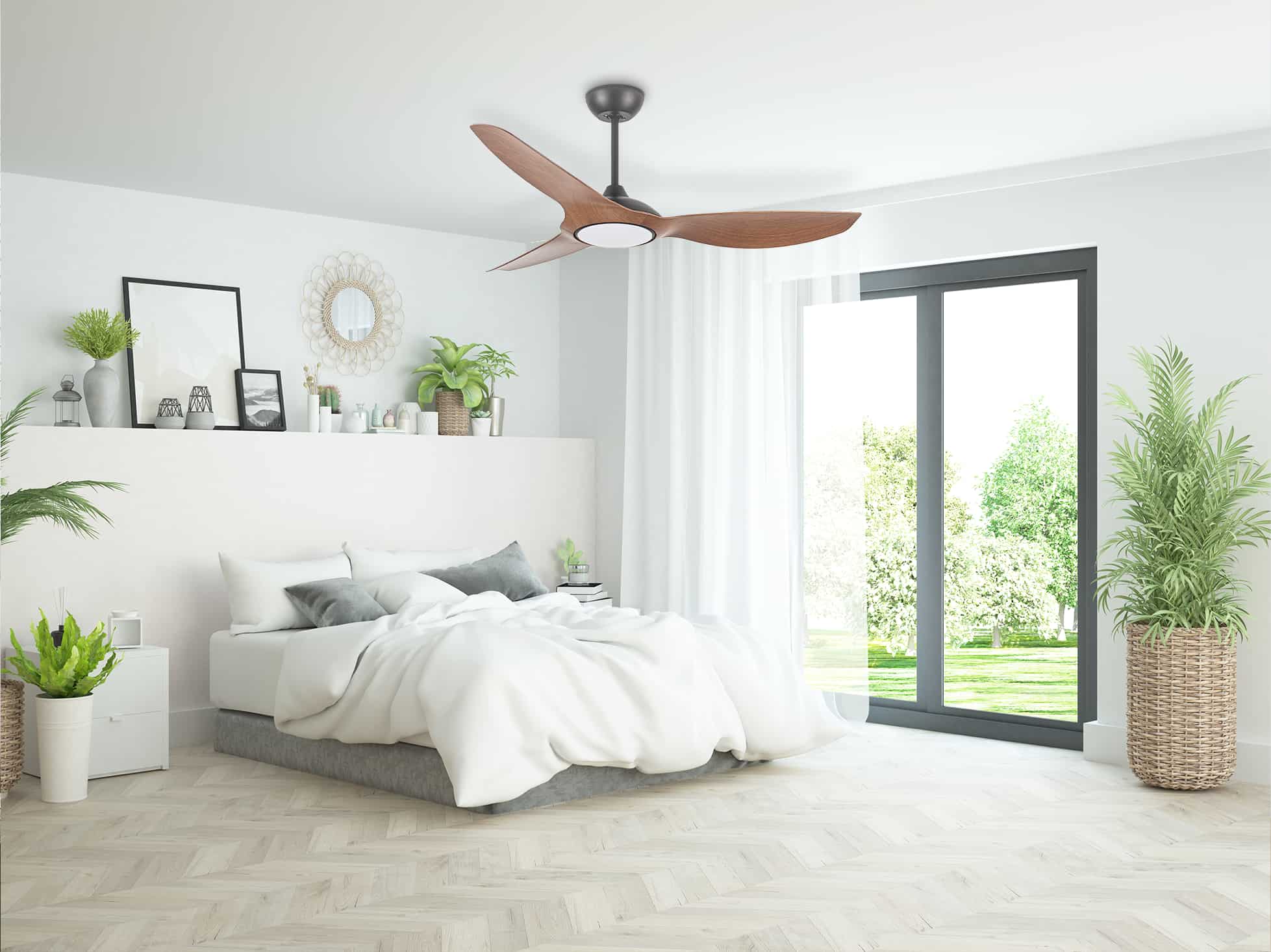 Đặc điểm của quạt trần giả gỗ