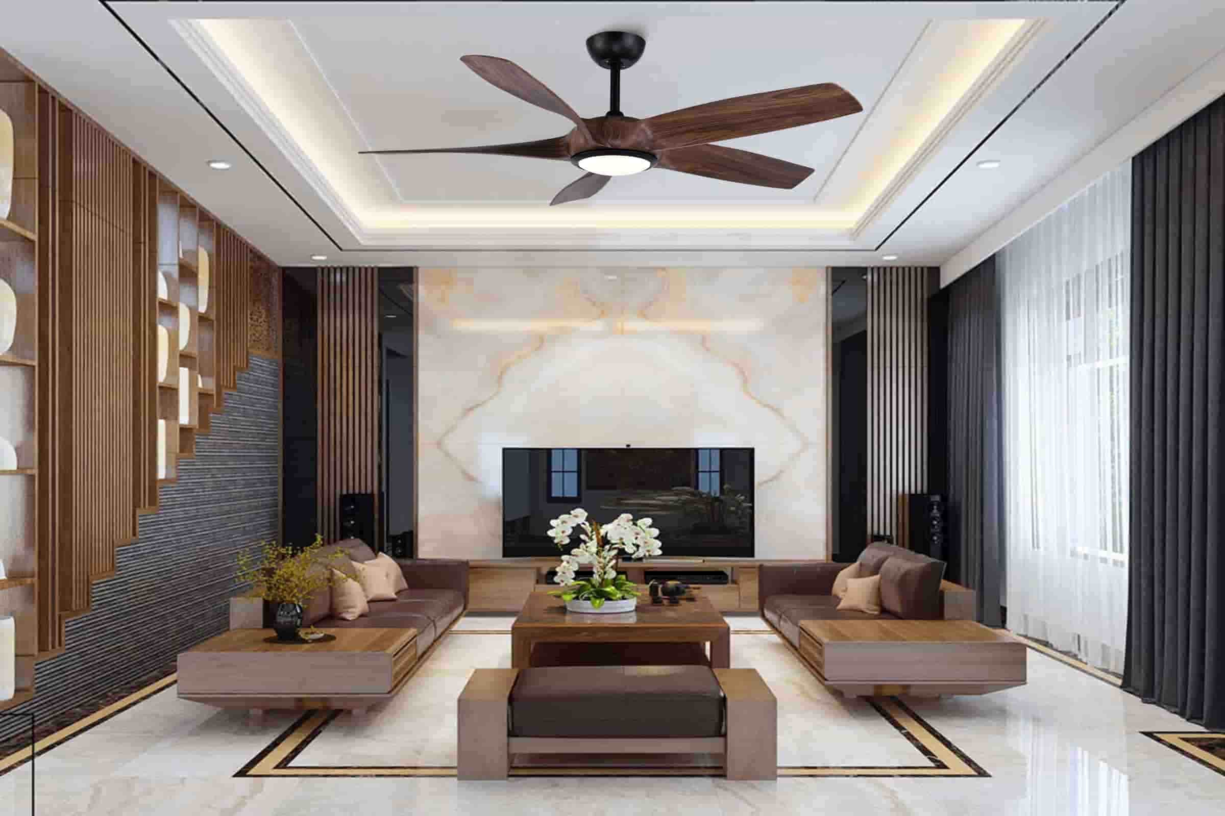 Quạt trần giả gỗ LuxAire Melody II