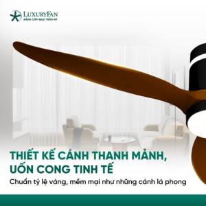 Sải cánh 132cm - lý tưởng cho phòng 15 - 25m2