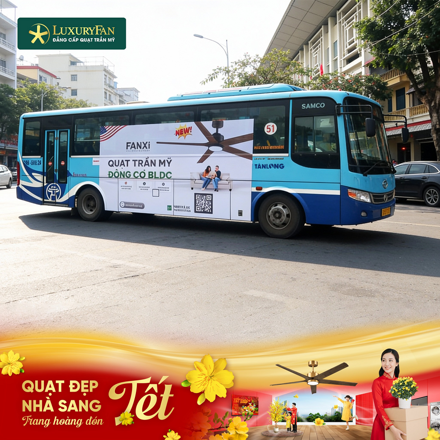 luxuryfan trên các tuyến xe bus