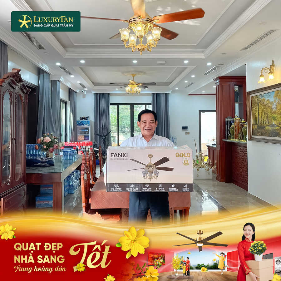 LuxuryFan vinh dự trở thành lựa chọn của nhiều nghệ sĩ và người nổi tiếng cho không gian sống của mình