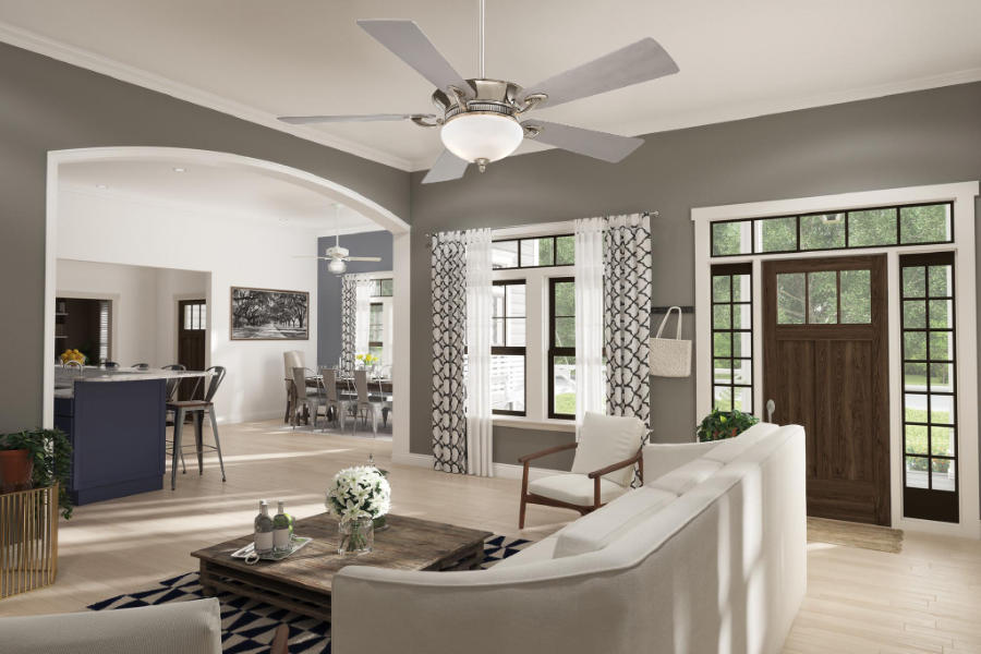 Kiểu dáng quạt phù hợp với căn phòng