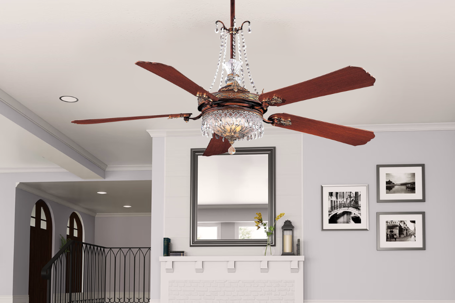 Kích thước quạt phù hợp với không gian