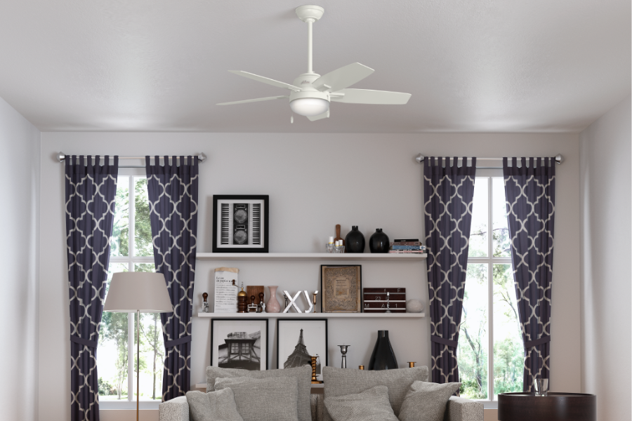 Quạt trần 5 cánh có đèn Hunter Arcot 50646