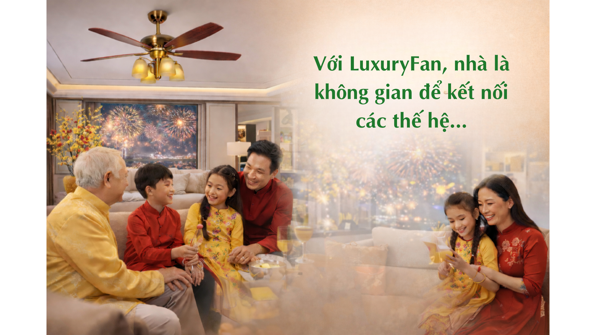 không gian sống ảnh hưởng trực tiếp đến cảm xúc sum vầy của mỗi gia đình