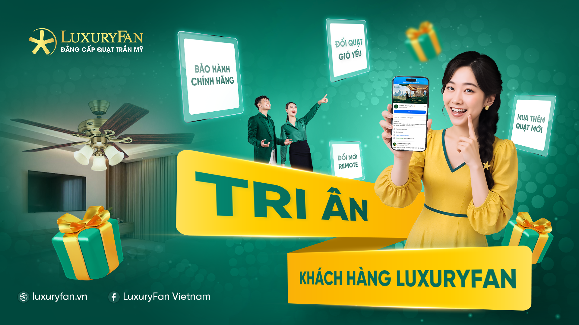 Chính sách chăm sóc khách hàng cũ LuxuryFan năm 2026