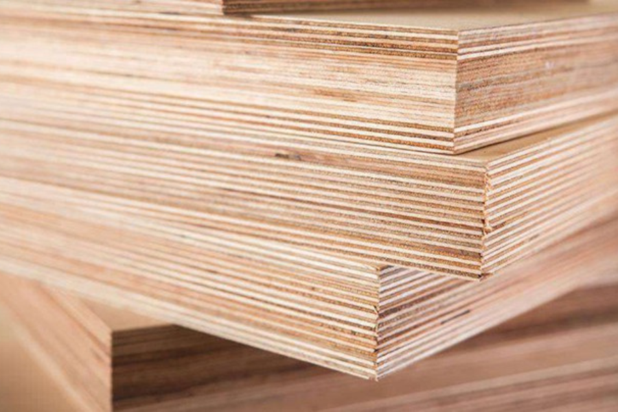 Gỗ plywood - loại ván ép được hình thành bằng cách ghép nhiều lớp gỗ tự nhiên mỏng