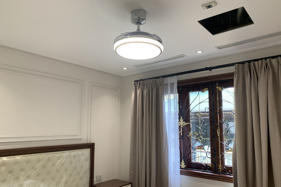 Quạt trần cánh nhựa Acrylic giấu cánh Fanaway evo1