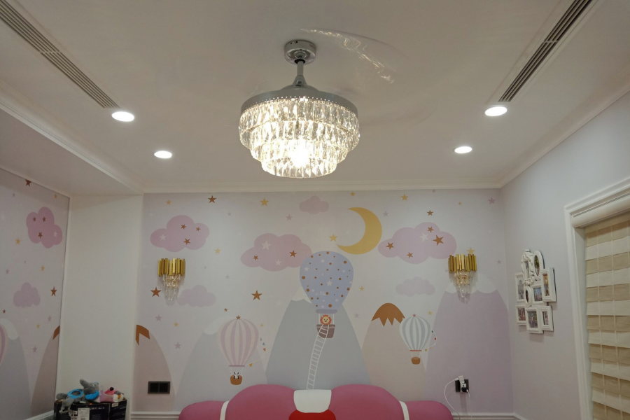 Quạt trần cánh nhựa Acrylic giấu cánh Fanaway Veil