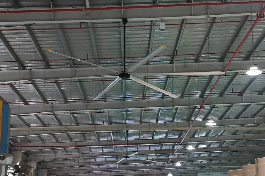 Các yêu cầu an toàn khi lắp quạt trần công nghiệp