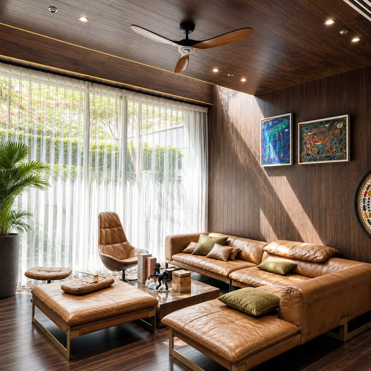 Quạt trần cánh gỗ đẹp LuxuryFan