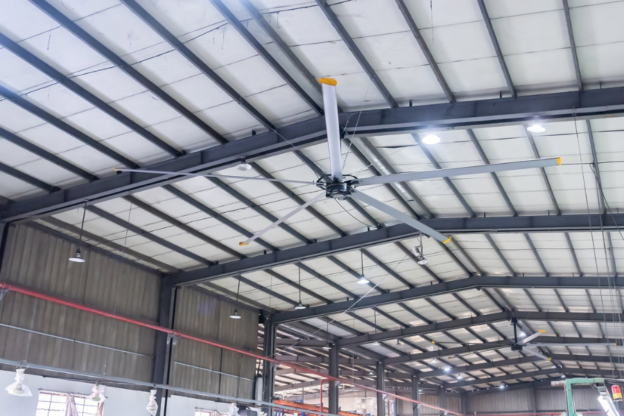 5 bước bảo trì quạt trần công nghiệp chuấn quy trình, chuẩn kỹ thuật